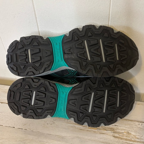 Asics Gel Venture 8 Trail Running Shoes Black/Teal Women’s Size 6 - Picture 9 of 10